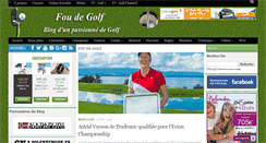 Desktop Screenshot of foudegolf.fr